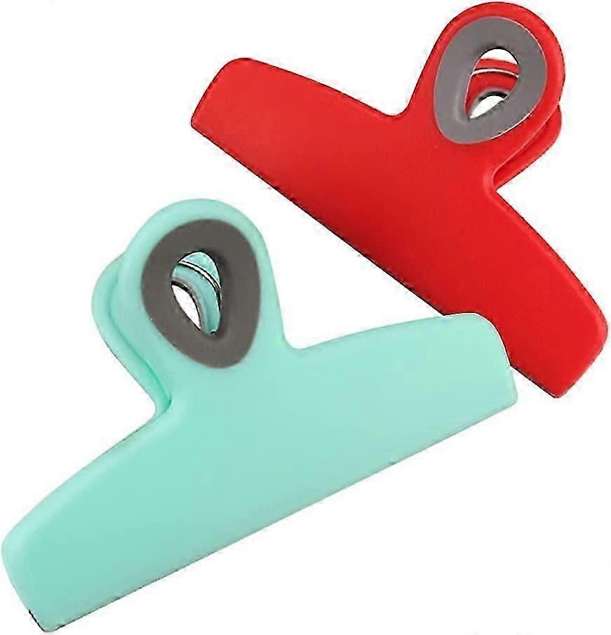 Durable 2-Pack Large Food Storage Bag Clips Sealer