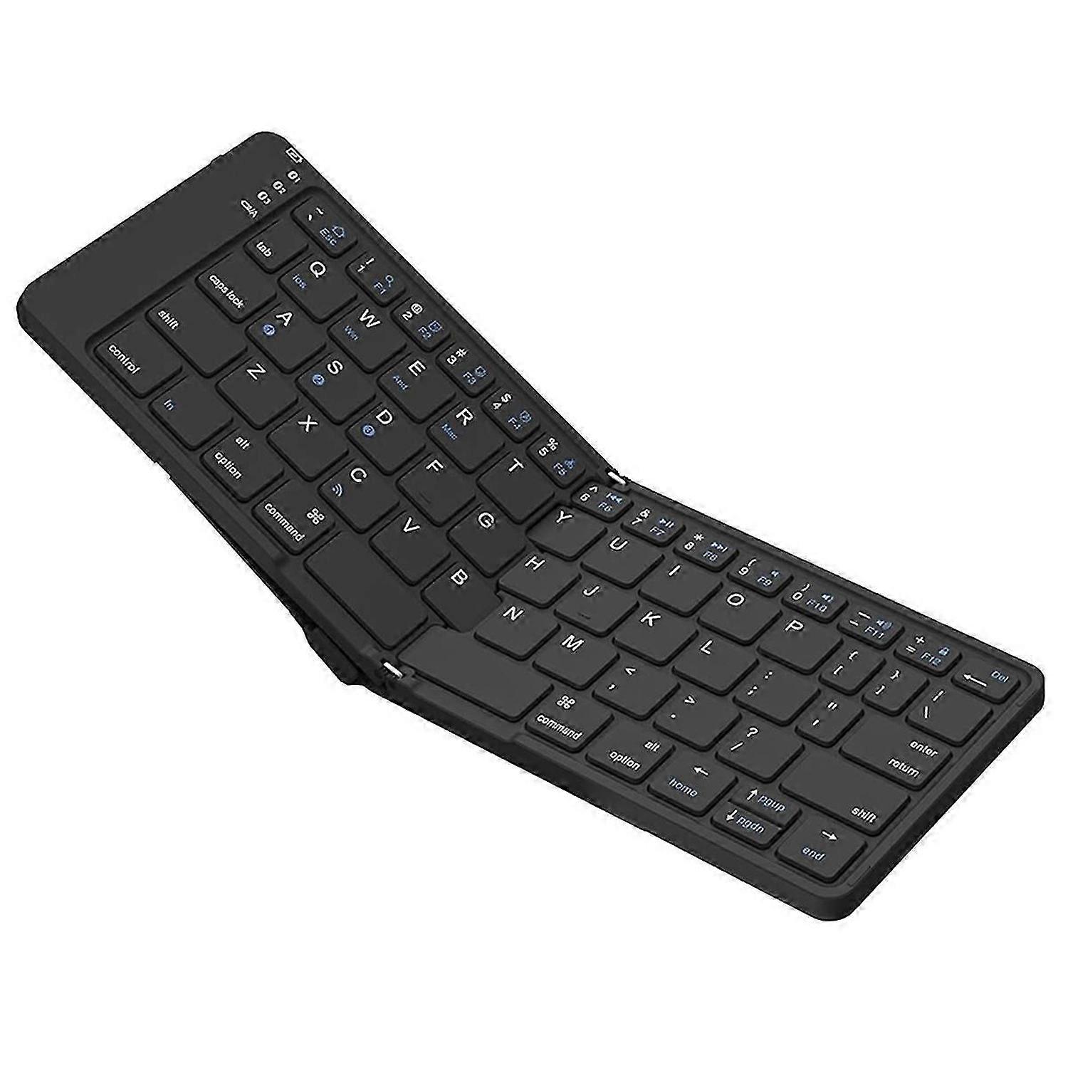 Foldable Bluetooth Keyboard, Universal Folding Keyboard for Mobile Phones and Tablets, Can Easily Sw
