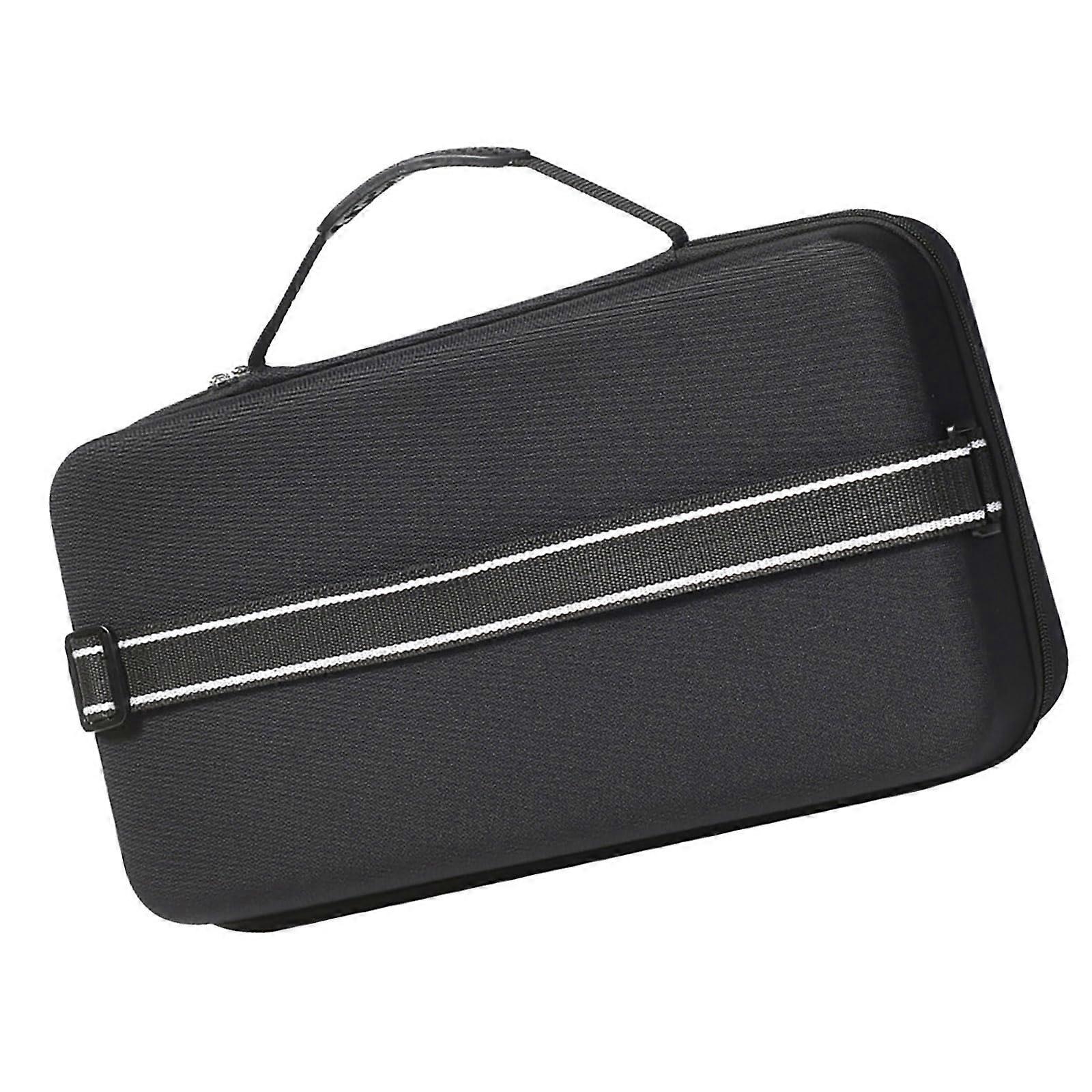 Hard Pickleball Paddle Storage Bag Holds 2 Paddles and 4 Balls Shell Paddle Bag Organizer Easy to Carry