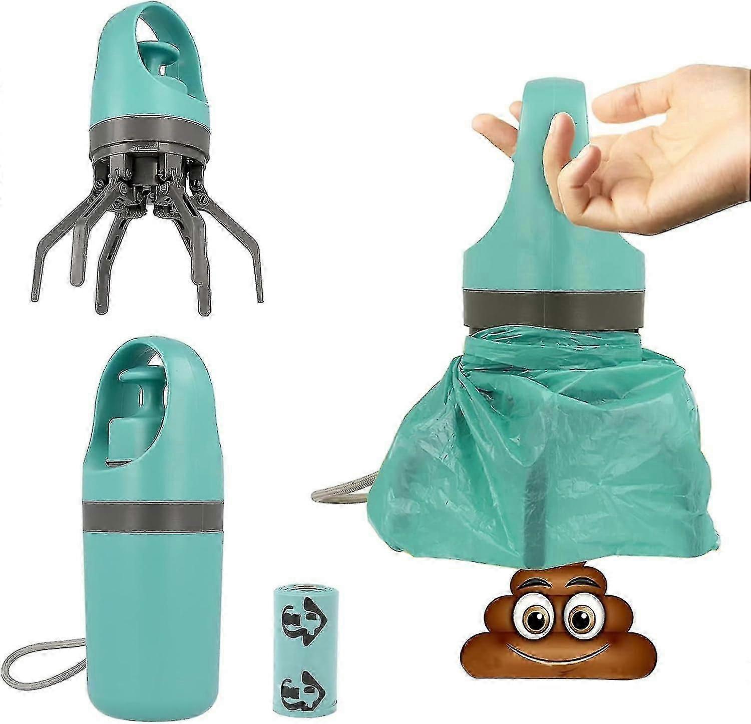 SDIGV Dog Pooper Scooper, Portable No Touch Poop Scooper for Small Medium Large Dogs, Dog Waste Pick
