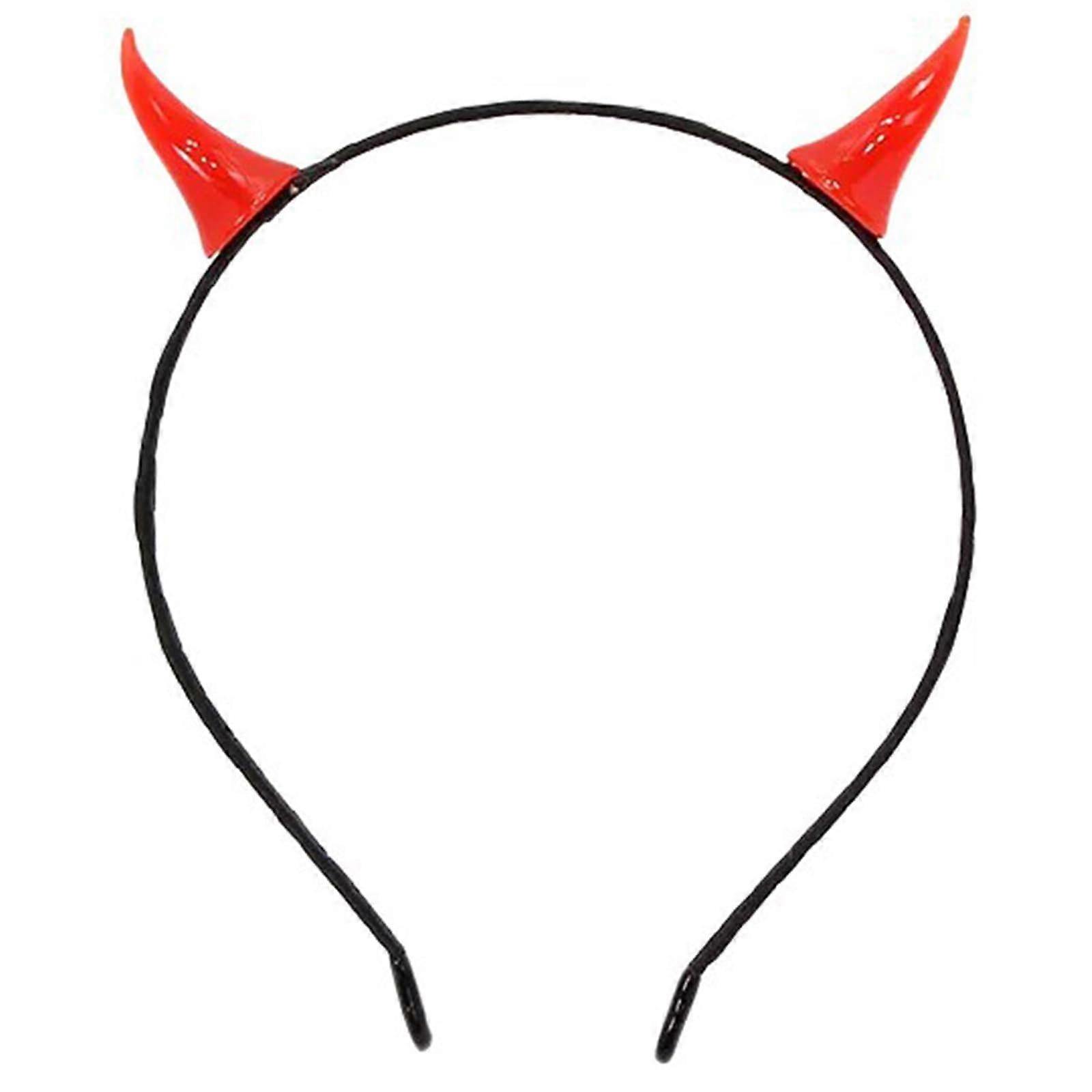 Halloween Costume Headband with Twisted Design for Party, Cosplay and Themed Events - Red