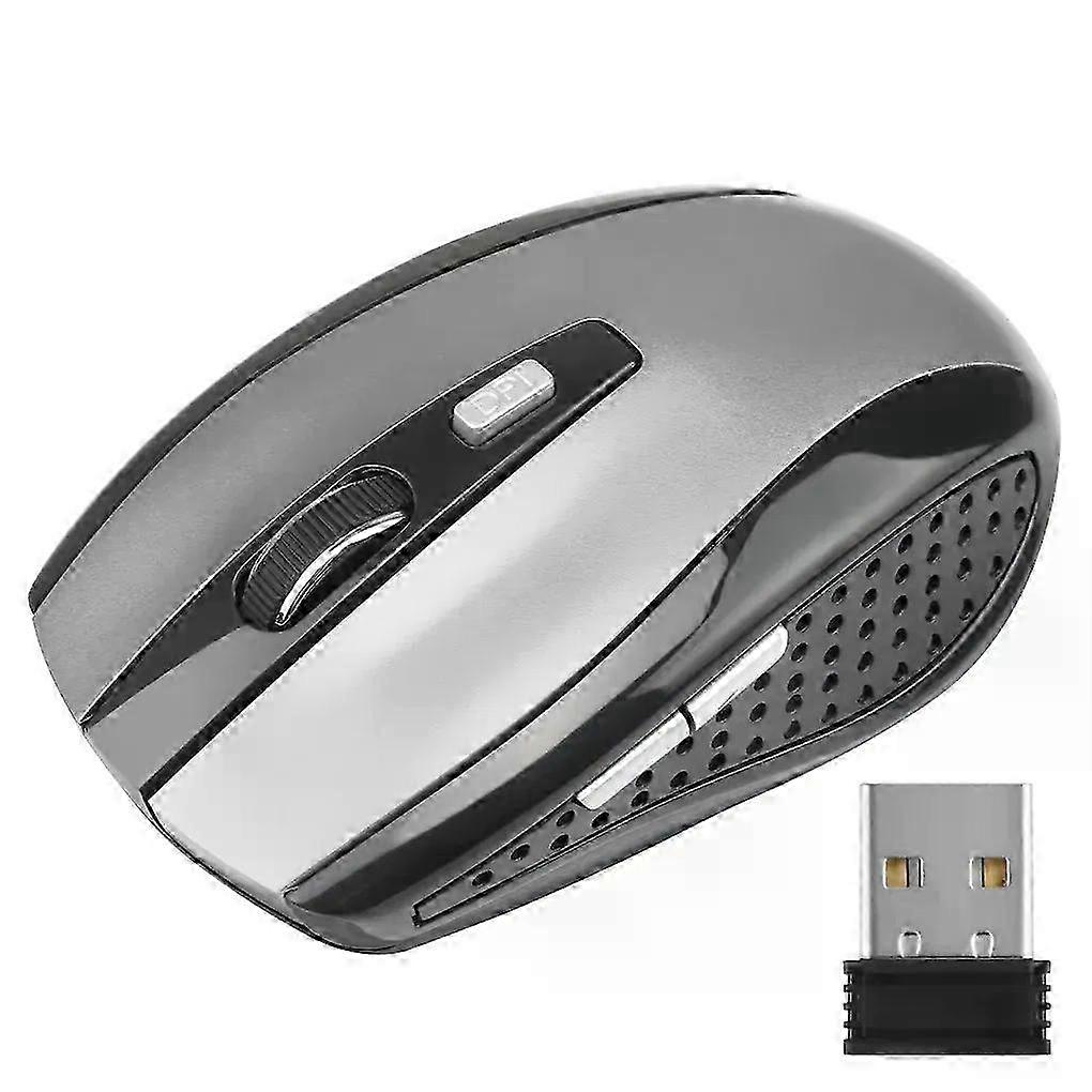 Wireless Silent Mouse 2.4G Portable Optical Office Mouse Adjustable DPI for Notebook PC Laptop