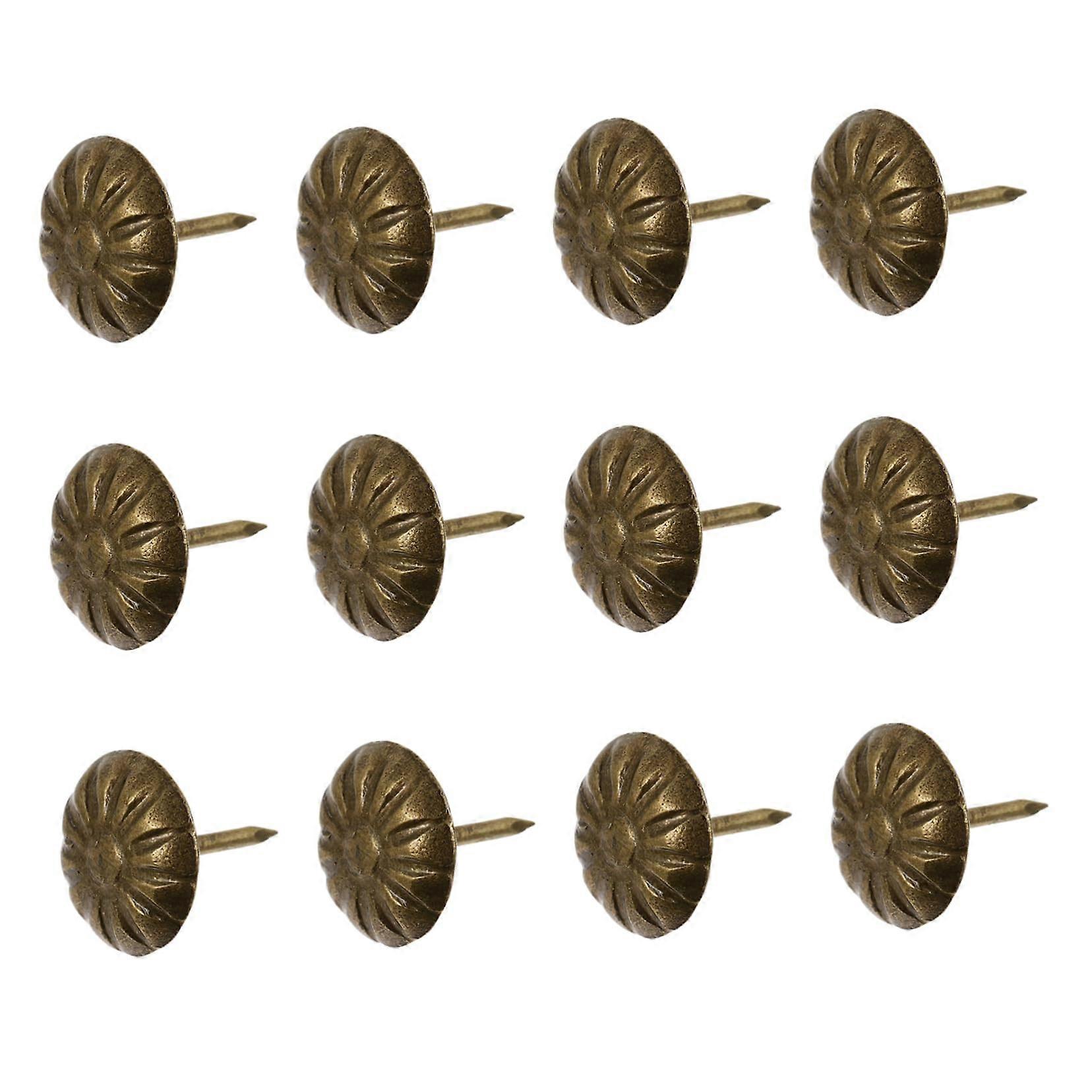 100 Pieces Decorative Upholstery Nails for Sofas, Beds, and Wooden Shelves - Durable and Sturdy for Upholstery Projects