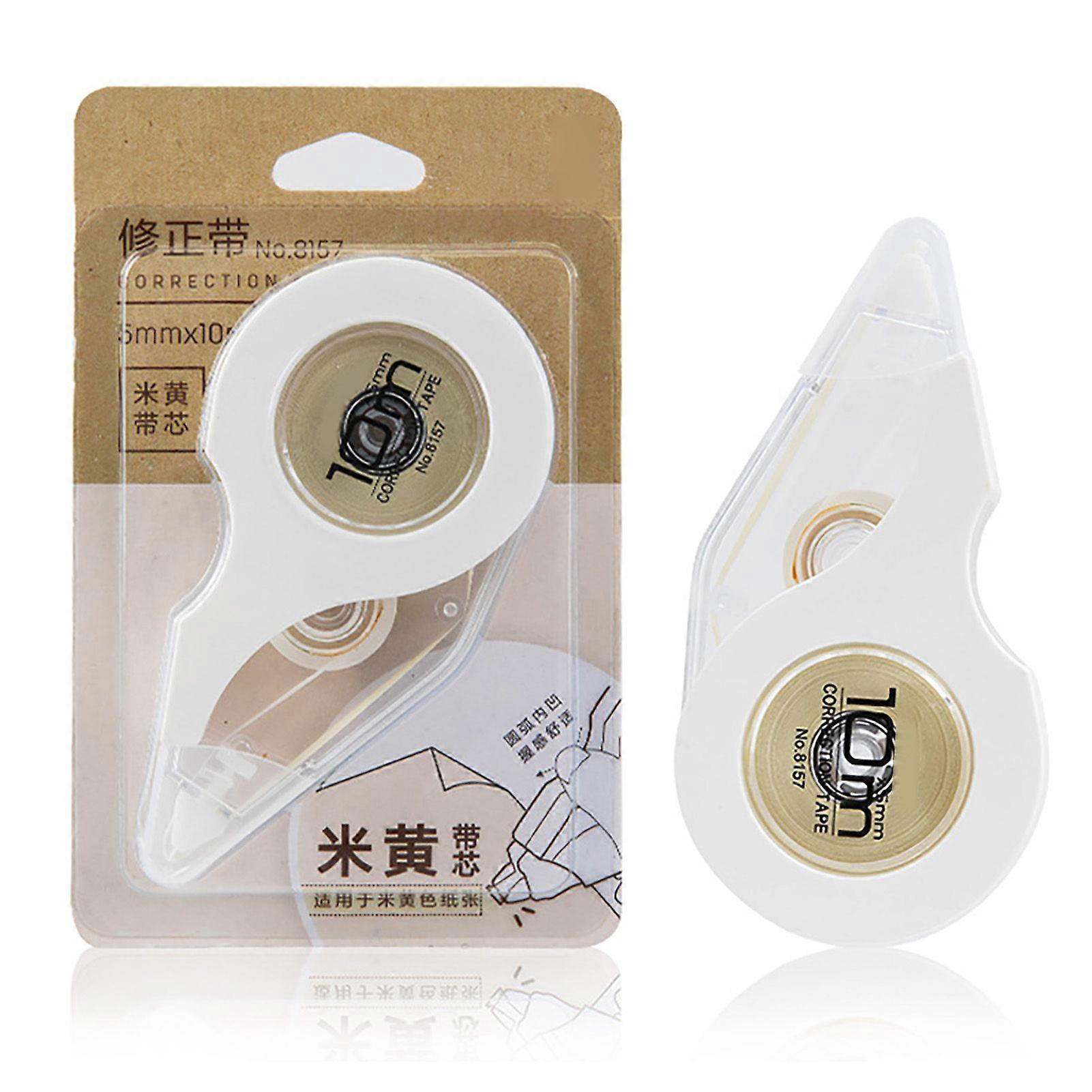 2025 Latest Model Writing Corrector Tape Large Capacity Mini Beige Correction