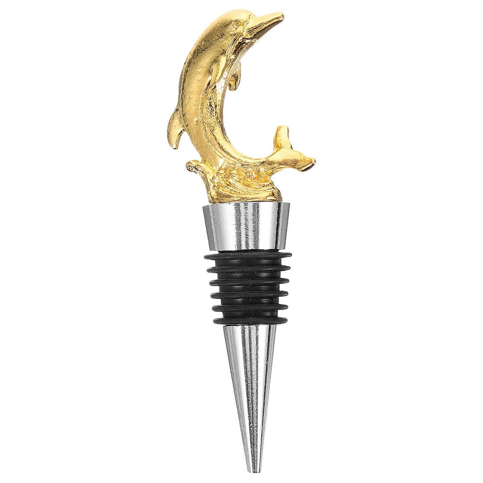 Elegant Gold Dolphin Decorative Seal for Weddings & Parties Playful Design Saver for Party Favors