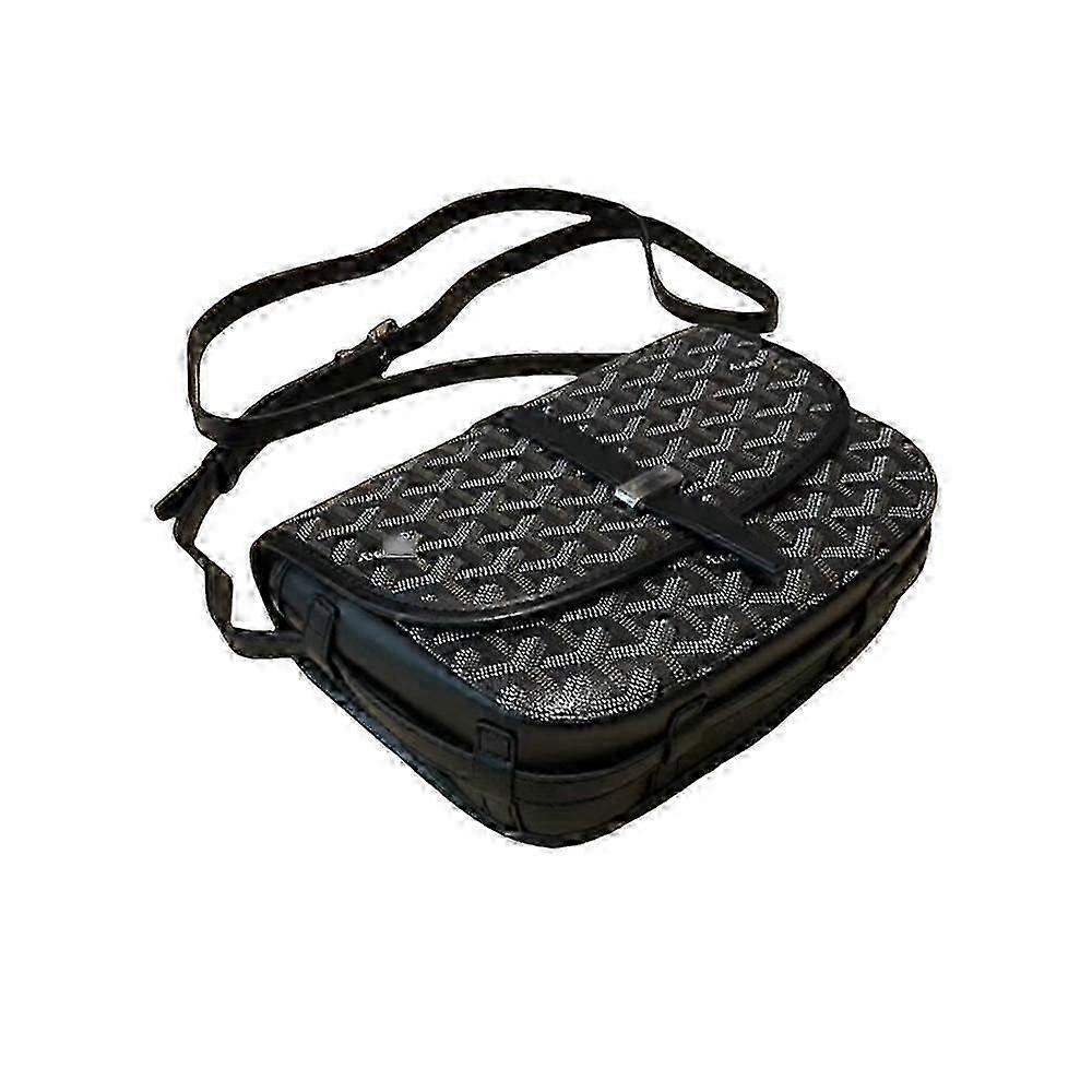 Compact Square Messenger Bag with Shoulder and Crossbody Straps