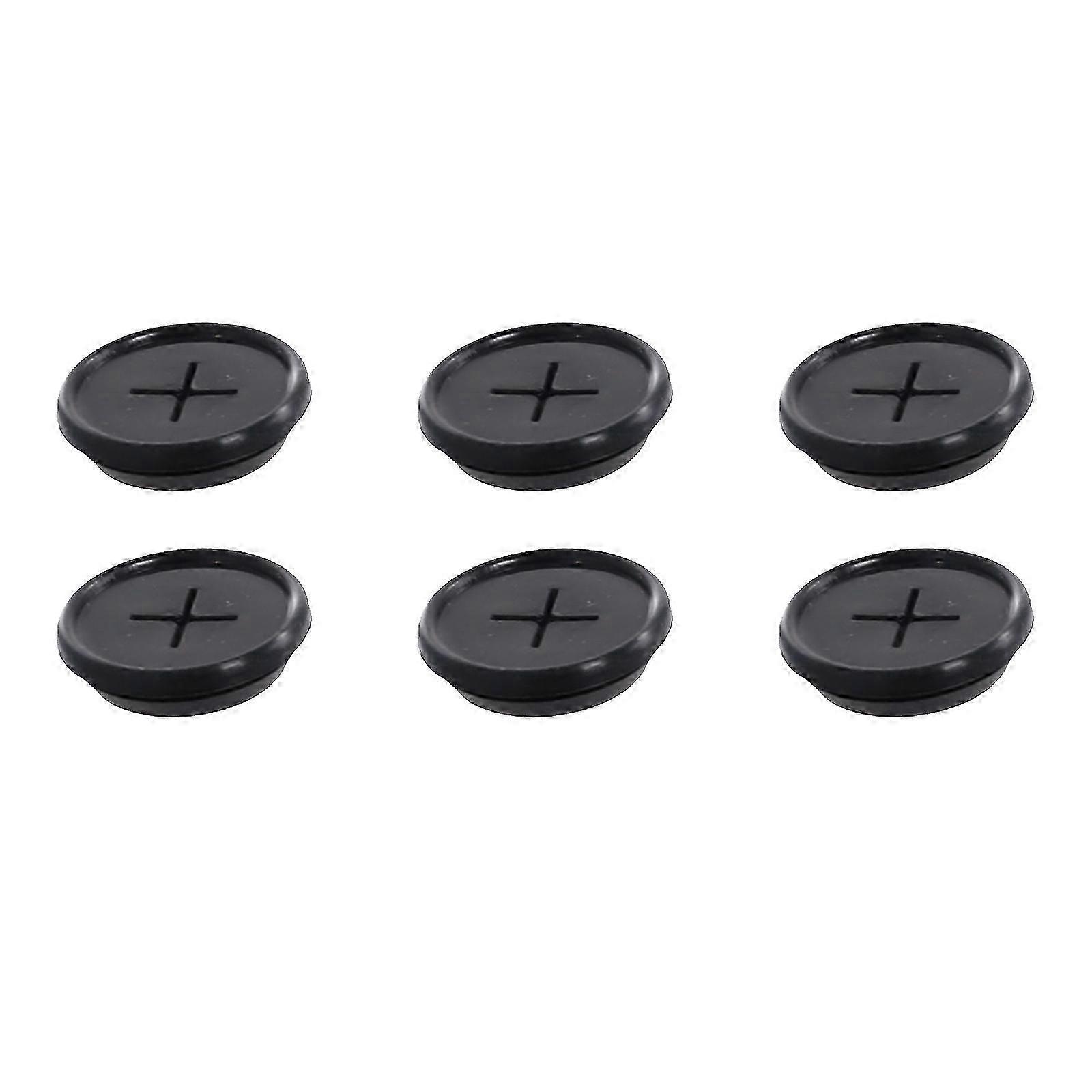3/6pcs Thermometer Probe Grommet Replacement Meat Silicone Gaskets Black Temp fo