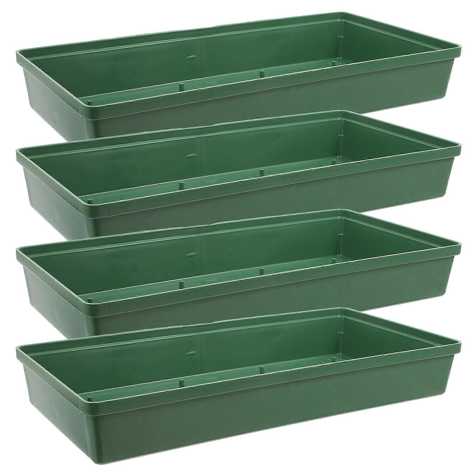 Flower Arrangement Accessories Rectangular Tray Hydration For Flowers Beginners 4Pcs