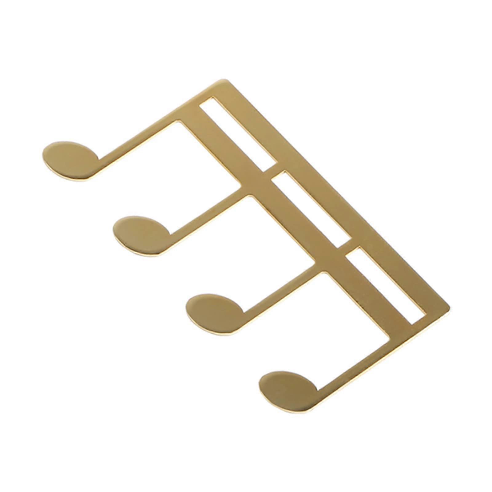 Piano Stand Songbook Page Holder Clip Sheet-Metal Material Gold-Coloured Keyboard Stand Compatibility Portable Clamp