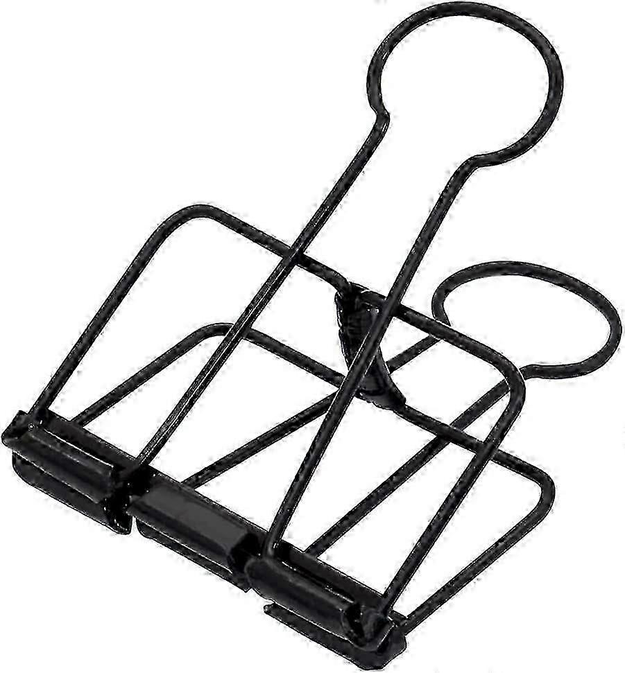 Ekstra store ringbindsclips Hul lang haleclips 3,2 cm flerfarvet, stort papir