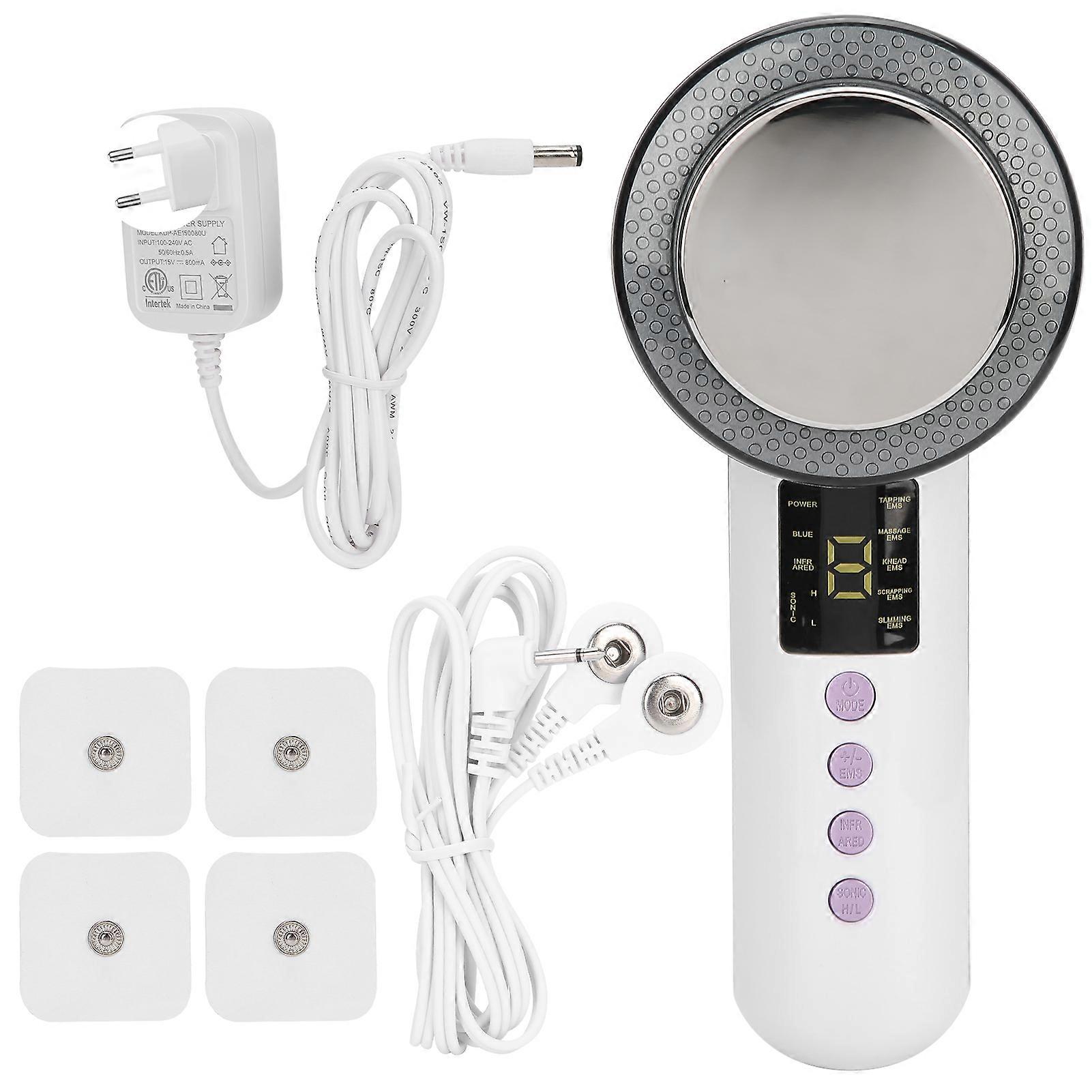 3‑In‑1 Fat Burn Machine Weight Loss Machine EMS Far Infrared LED Body Shaping Device (Purple Button)