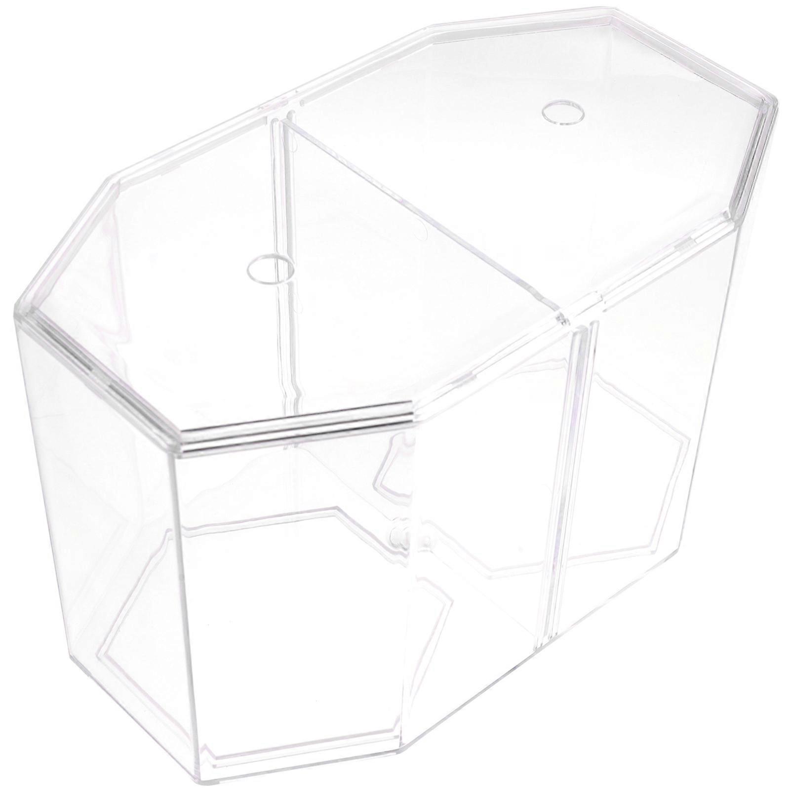 Clear Fish Breeding Box, Transparent Incubation Tank for Betta, Shrimp, Small Fish – Removable Divider for Isolation, Spawning, Nursery Use