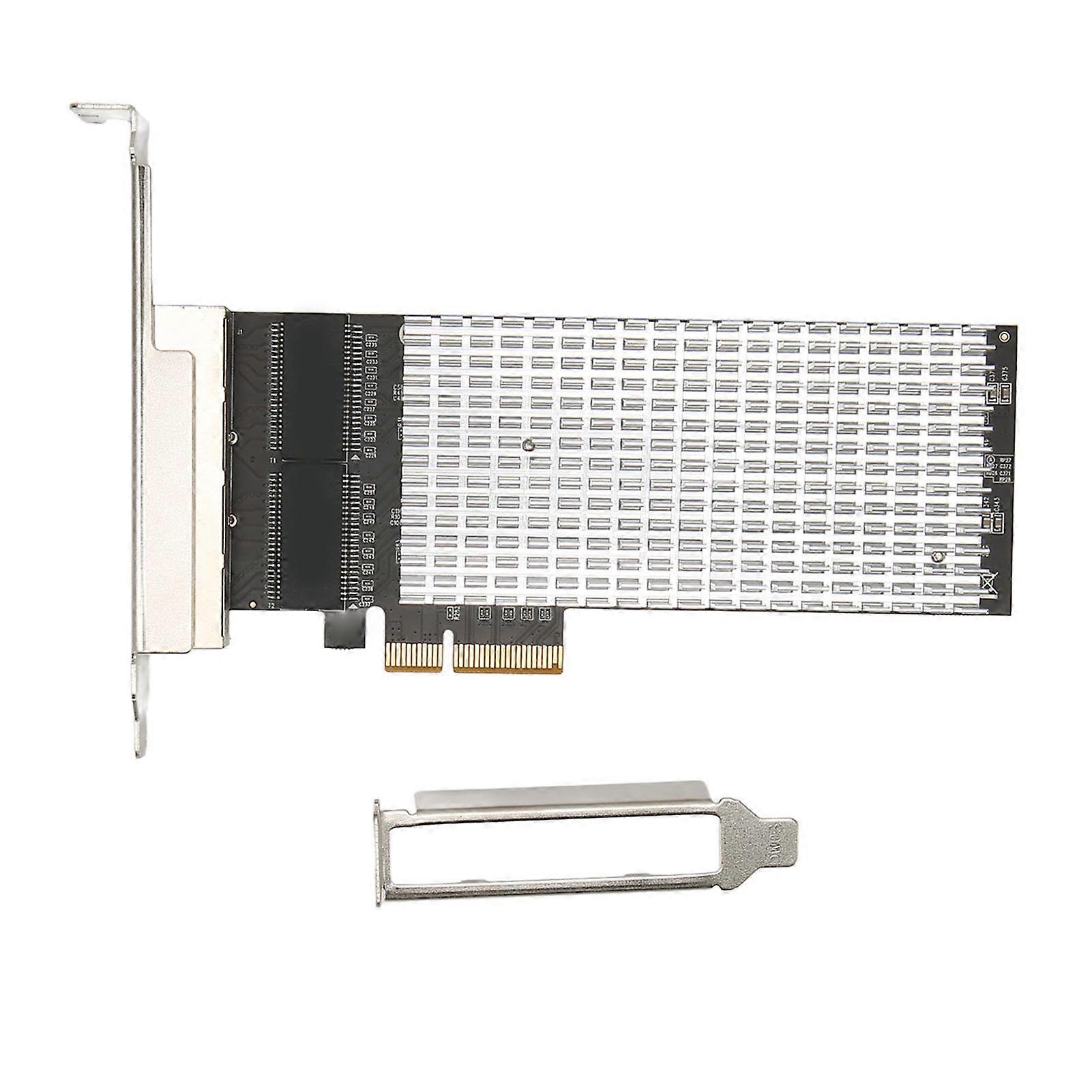 Quad Port Base T PCIe Network Adapter 10/100/1000M/2.5Gbps PCI Express X4 LAN Controller for Windows Linux