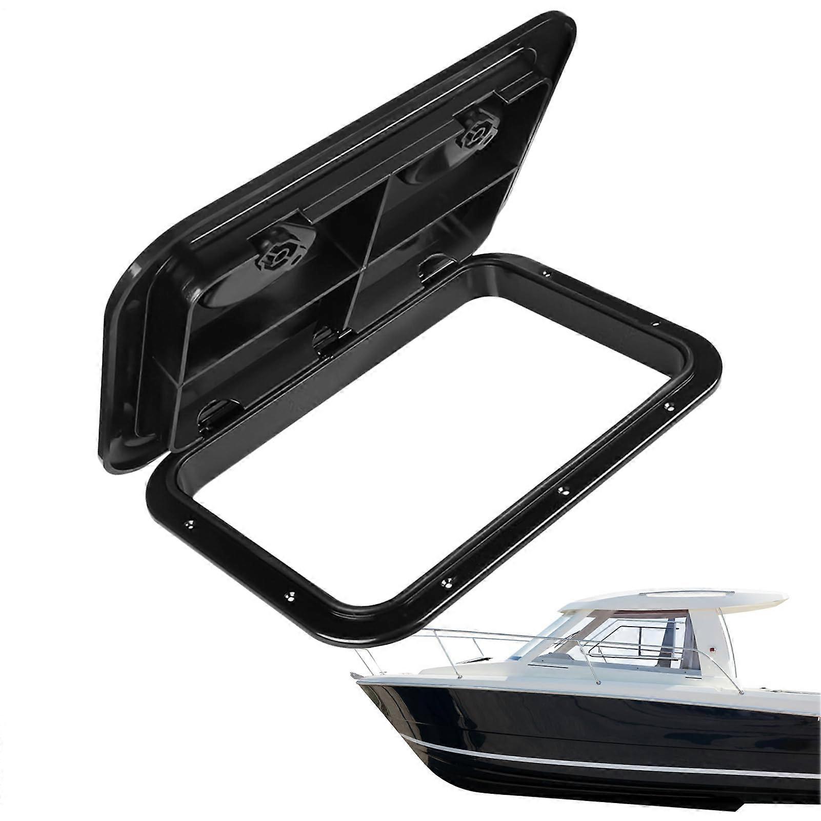 Hatch Cover Rectangle Boat Deck Hatch Lids Weatherproof Sealing for Yacht RV Boating