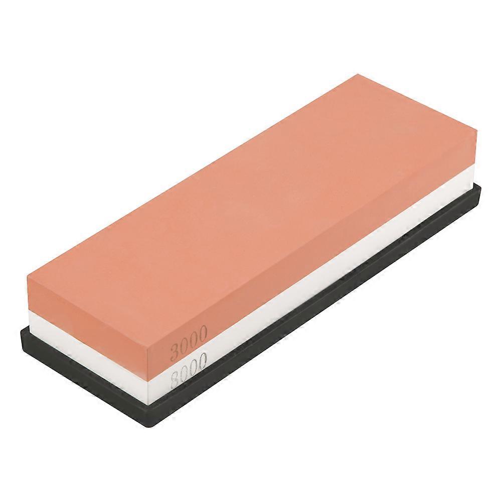 Two Sides 3000&8000 Kitchen Knife Sharpener White Corundum Sharpener Stone