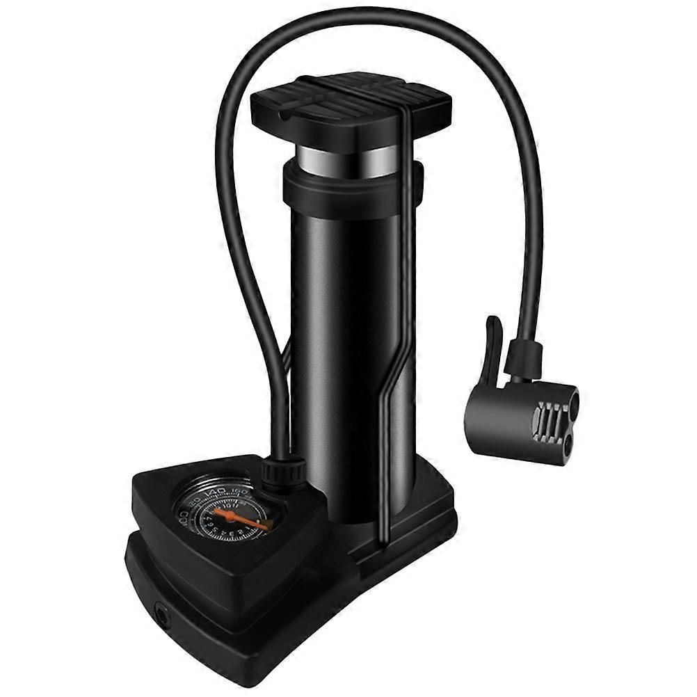 Compact Folding Inflator Multi-Purpose Pump for Bicycles Motorcycles Ball 17x13x4.5 Cm Durable Aluminum Alloy 1 Set
