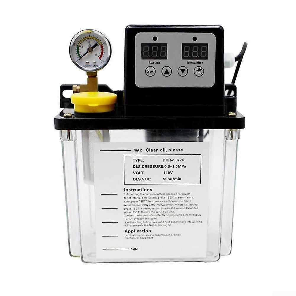 Industrial automatic lubrication pump with precision control for  oil distribution (2L).