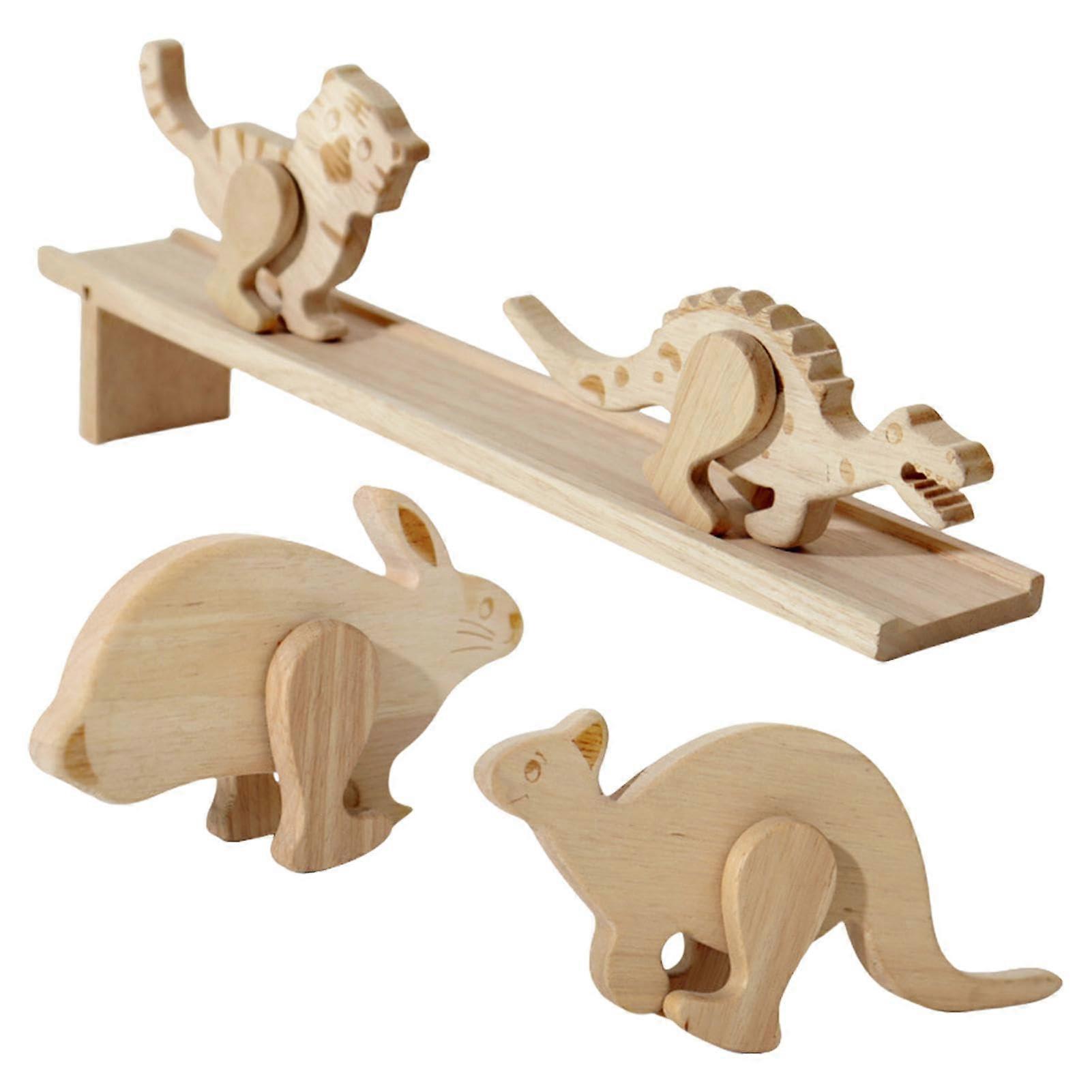 Mechanical Inertia Toy for Kids, Educational Animal Toy to Enhance Hand-Eye Coordination, Durable and Safe Design