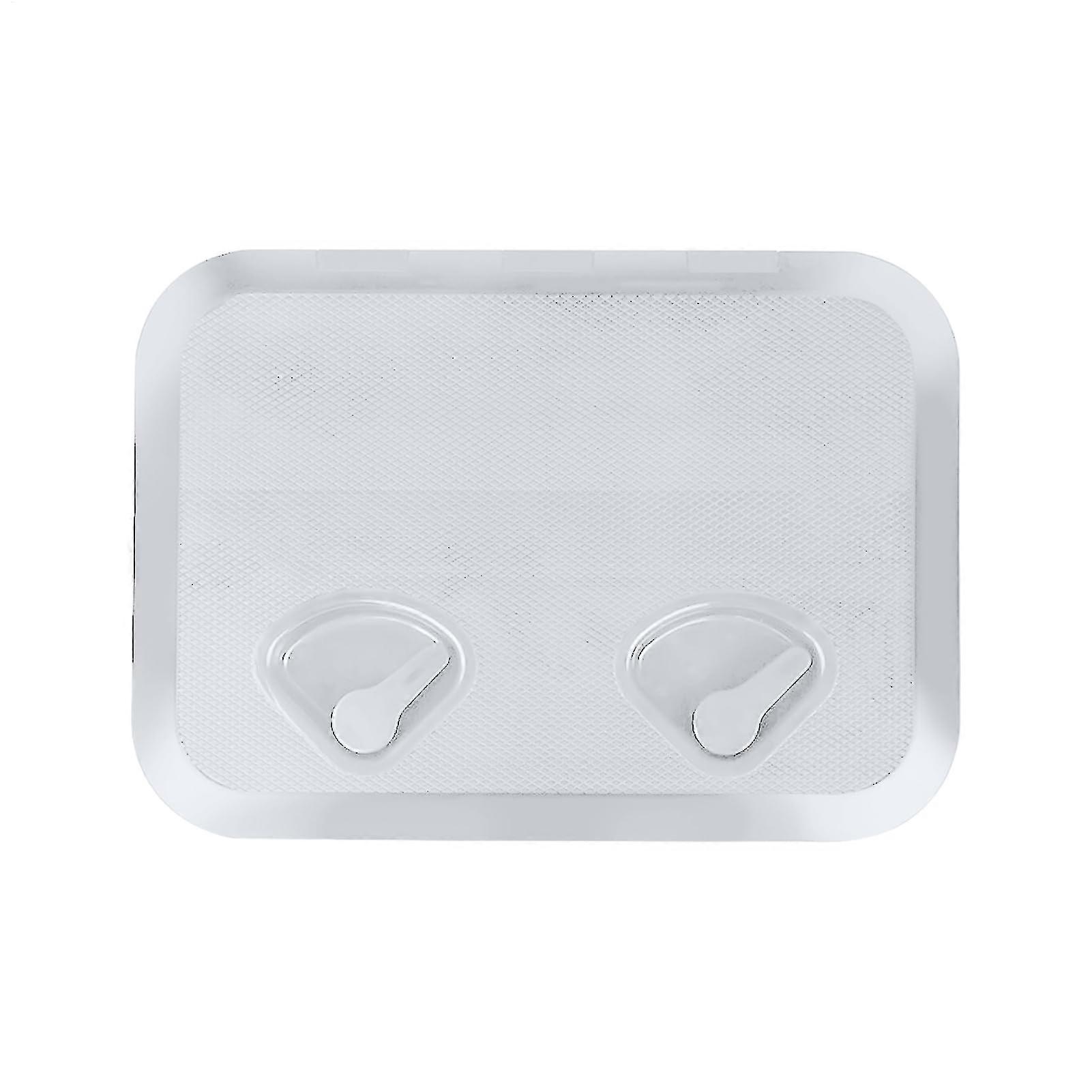 Marine Deck Hatch  Rectangular Access Hatch for Boats, Yachts  RVs  Waterproof Hatch Cover Accessory for Yacht, RV, Boat, Kayak, White 44x31.5cm