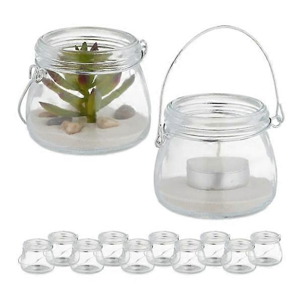 Transparent wind light set of 12