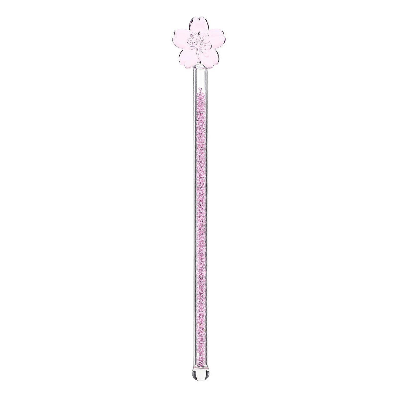 Glass Swizzle Sticks Juice Mixing Stick Heat Resistant Stirrer For Kitchens Beverage Preparation 1Pc