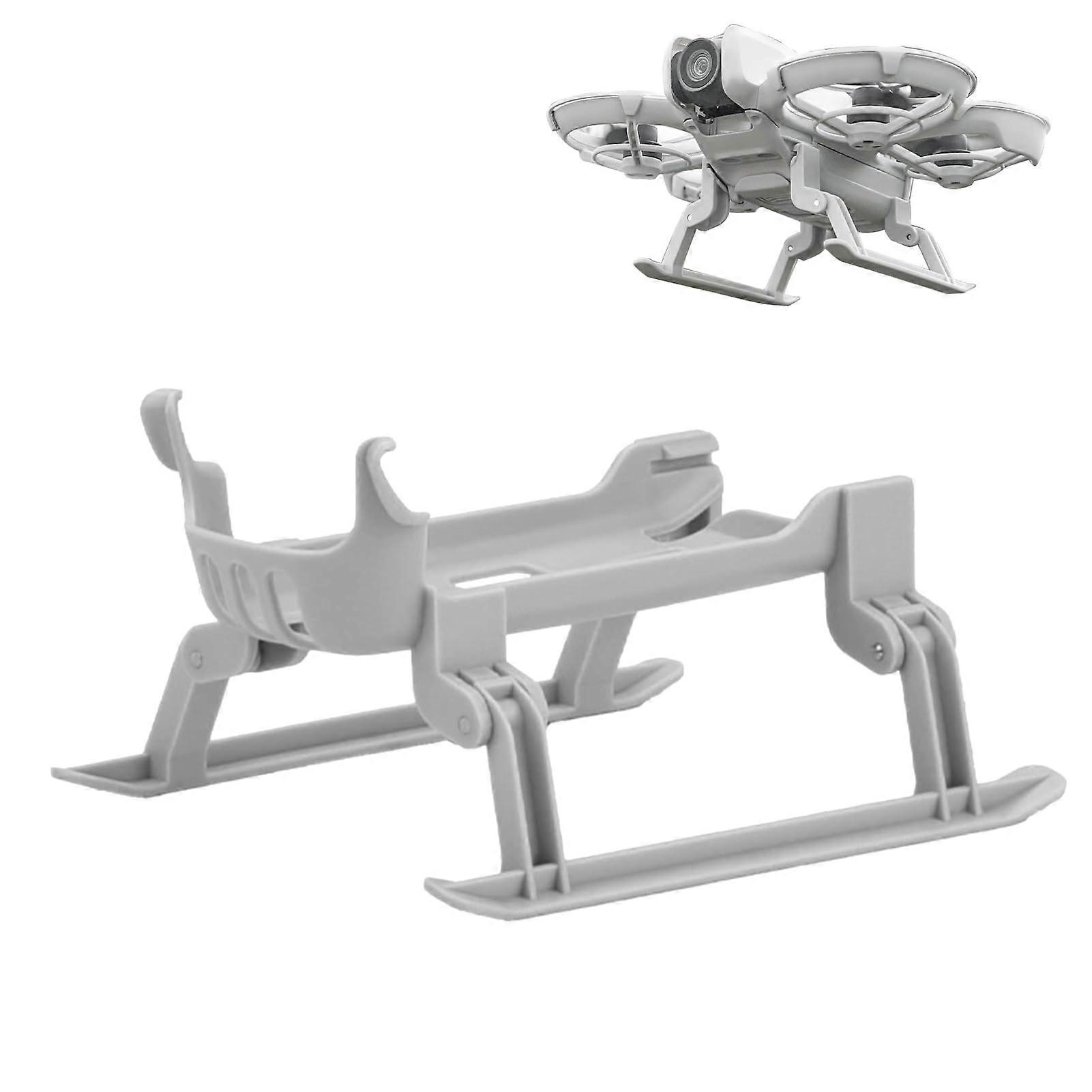 Height Extension Landing Gear for DJI Neo  Foldable Adjustable, Robust ABS (Grey)
