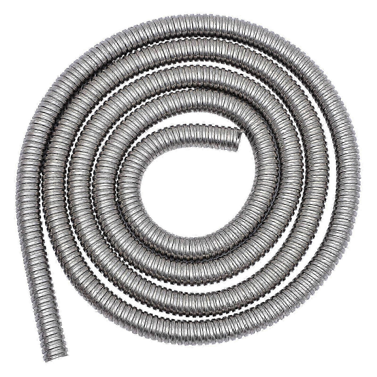 Stainless Steel Metal Threaded Hose Wire Cable Protector Sleeve Pipe Compatible with Certain Brands