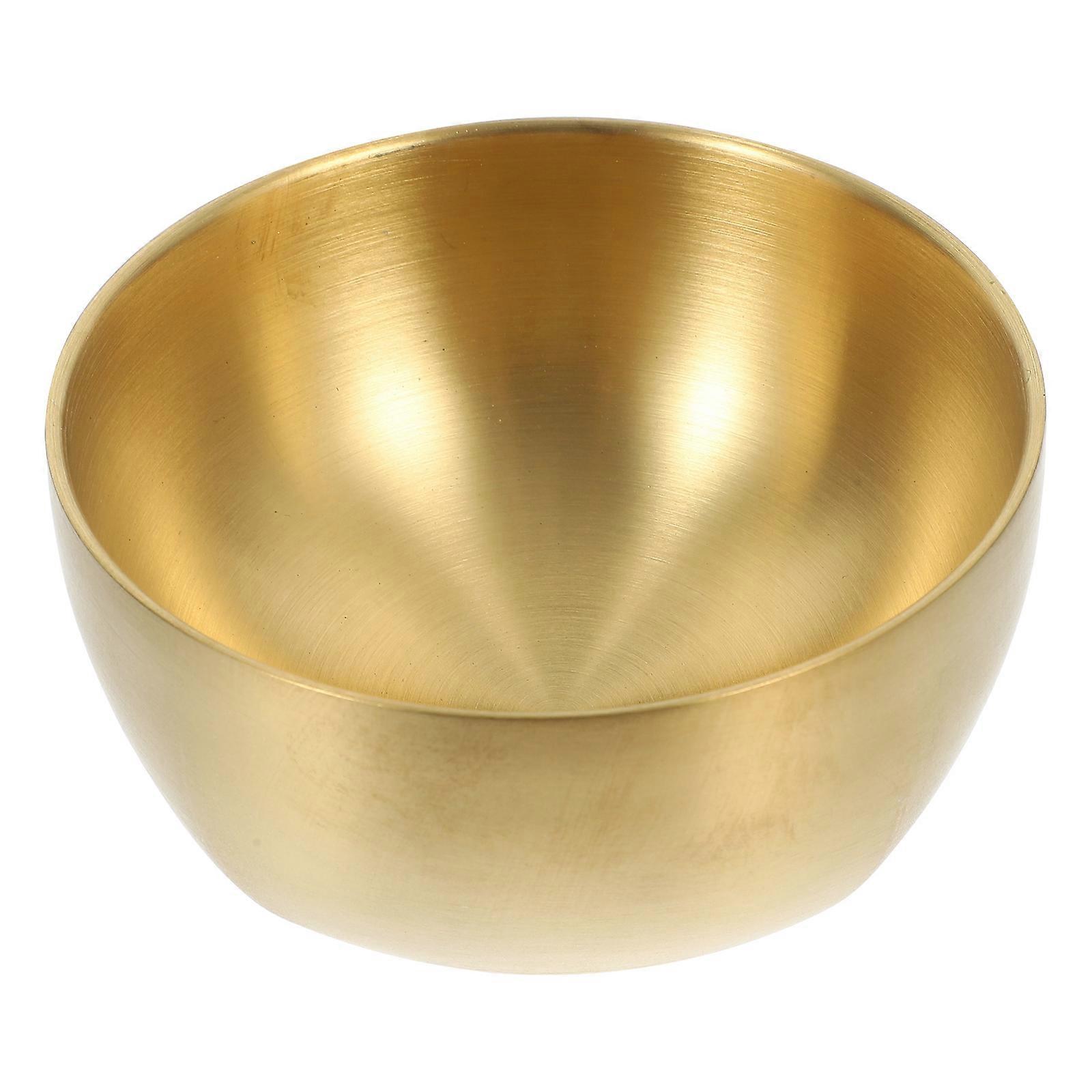 وعاء أرز ذهبي من الفولاذ المقاوم للصدأ للاستخدام المنزلي آمن وسهل الوصول إلى .87 بوصة