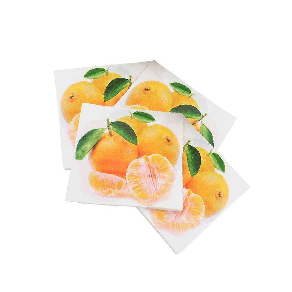 Colorful Party Napkins Native Wood Pulp Absorbent 4 Packs 80 Sheets For Guests Hosts