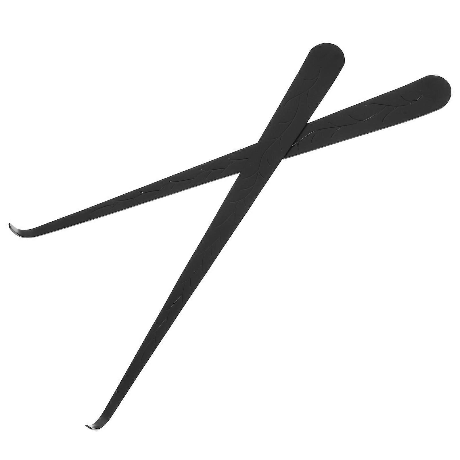 2Pcs Candle Wick Hooks Lampwick Hooks Candle Extinguisher Snuffer Hook Candle Accessories Black