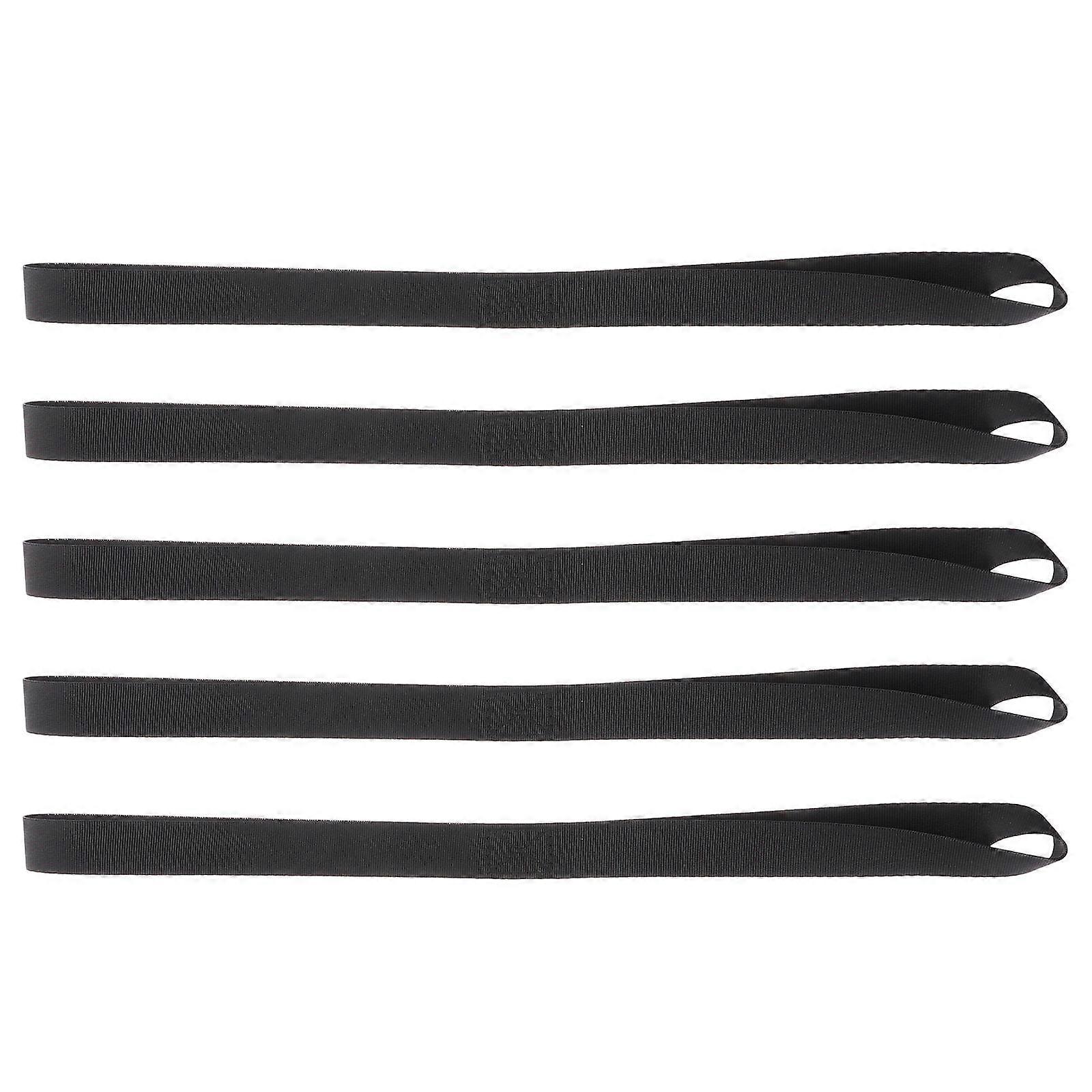 Lashing Straps Securing Loads Motorcycle Riders Black Utility Cargo Strap Quick Release 5Pcs