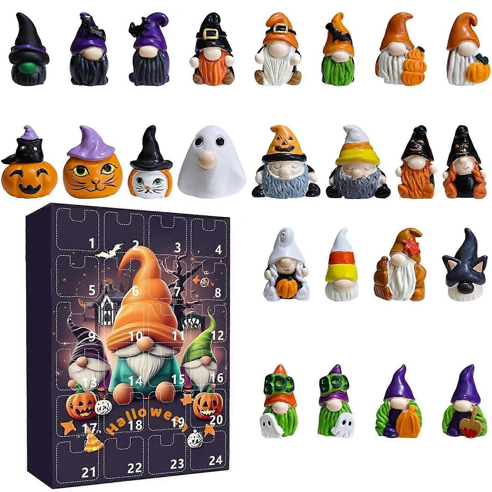 For Halloween Gnome Countdown Calendar 2025 For Before Halloween Doll Nightmare Advents Calendar Gifts for Kids Adults