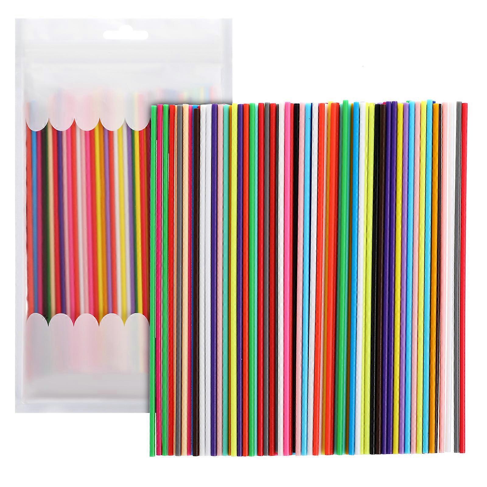 110pcs PCL Filament for 3D Printing Pens Refills Low Temperature 3D Doodler Material 22 Colors 2 5mm