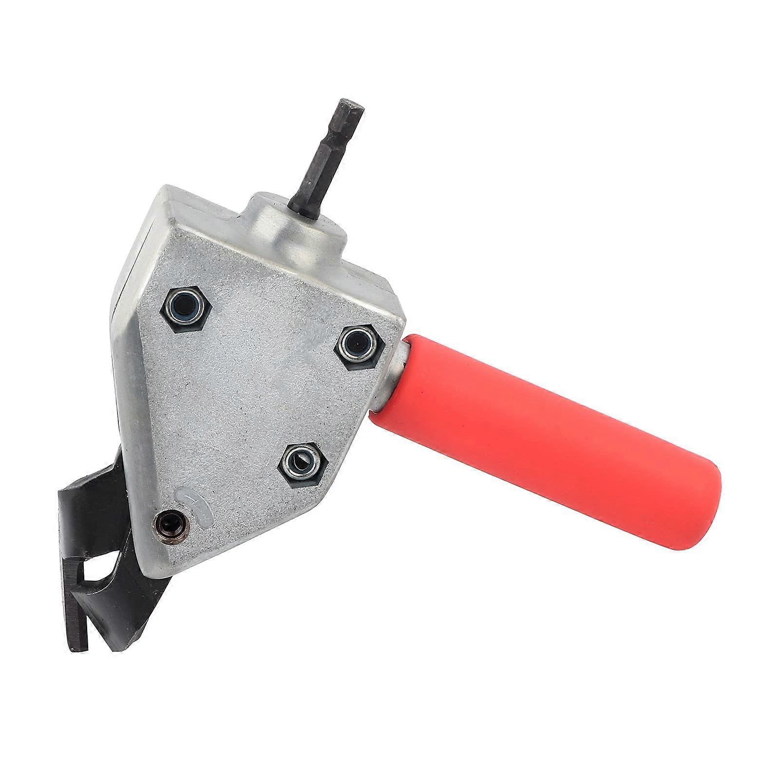 Tin Cutter Nibbler Attachment for Electric Drill, Metal Scissors, Sheet Steel Cutting Tool, Drill Accessories