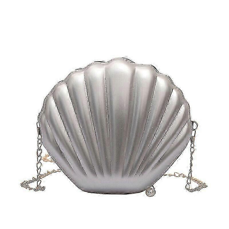 1pc New Seashell Shape Shoulder Bag Laser Mermaid Sea Shell Chain