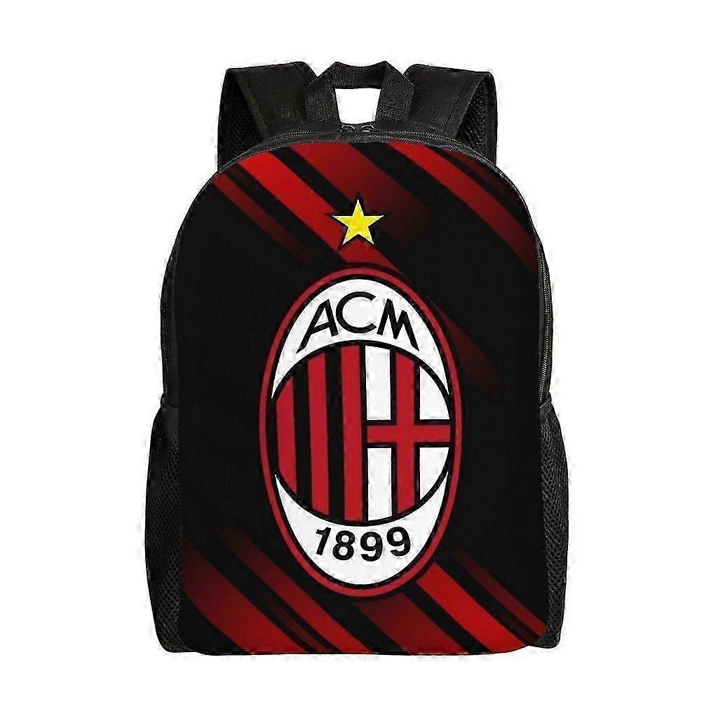 2025 K1378 AC Milan Casual przenośny plecak męski o dużej pojemności, gimnazjum Torba H