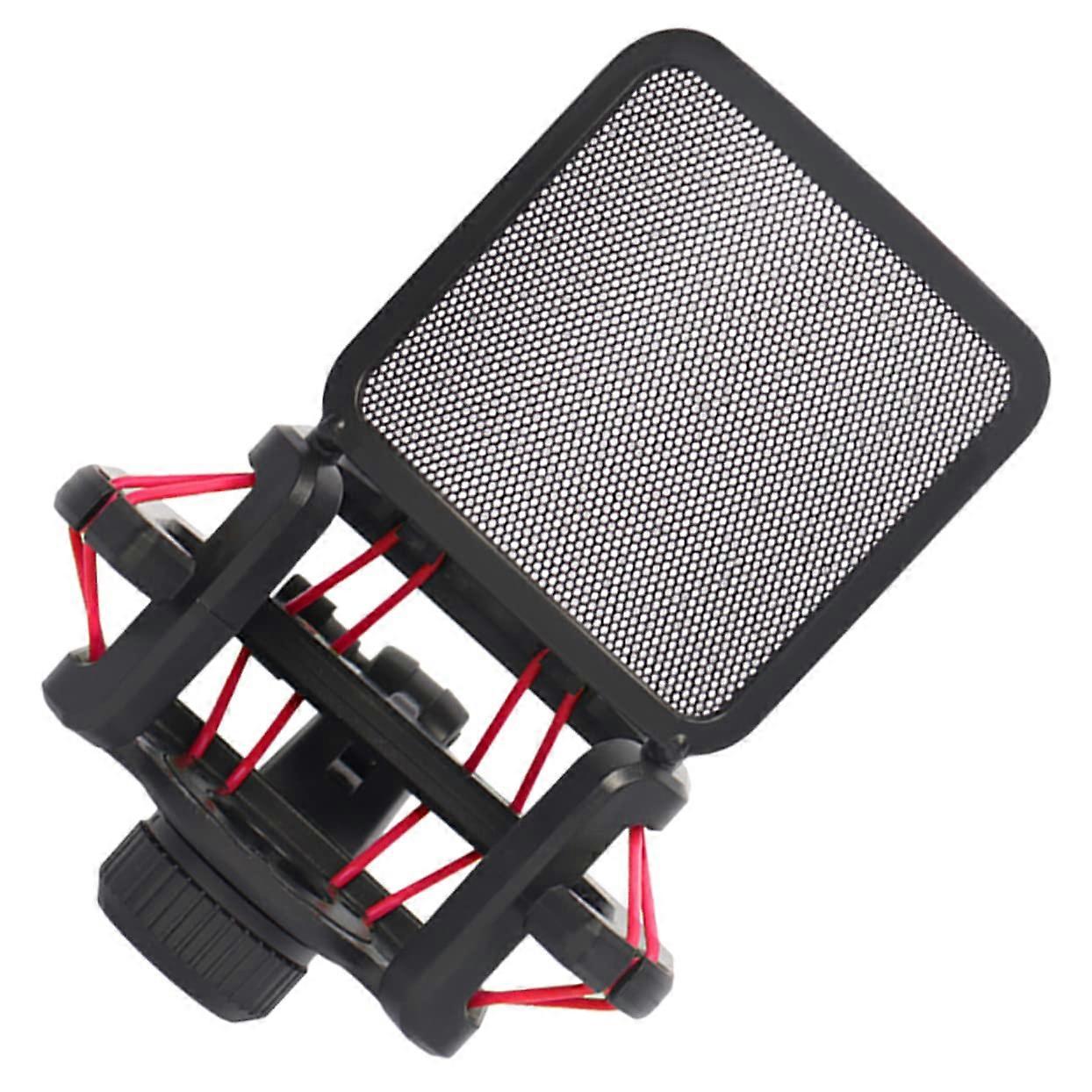 Microphone windshield, microphone accessory set, reducer stand, portable cover.