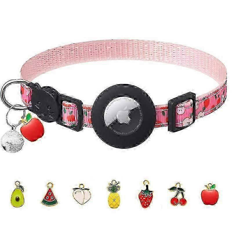 Cat Collar with Bells, Upgraded Safety Elastic Cat Collar with Cat Collar Holder, Anti-Lost Cat Coll