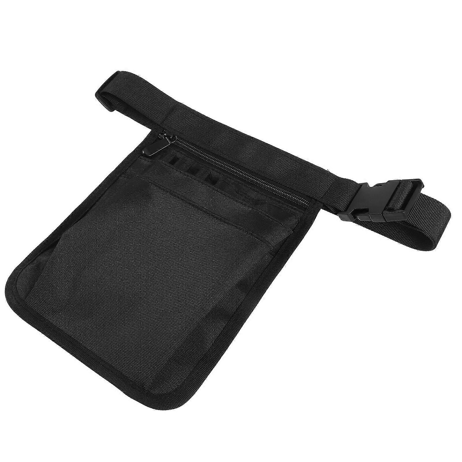 Barber Tools Organizer For Home Use 25X18Cm Black Wear-Resistant Nylon 1Pcs