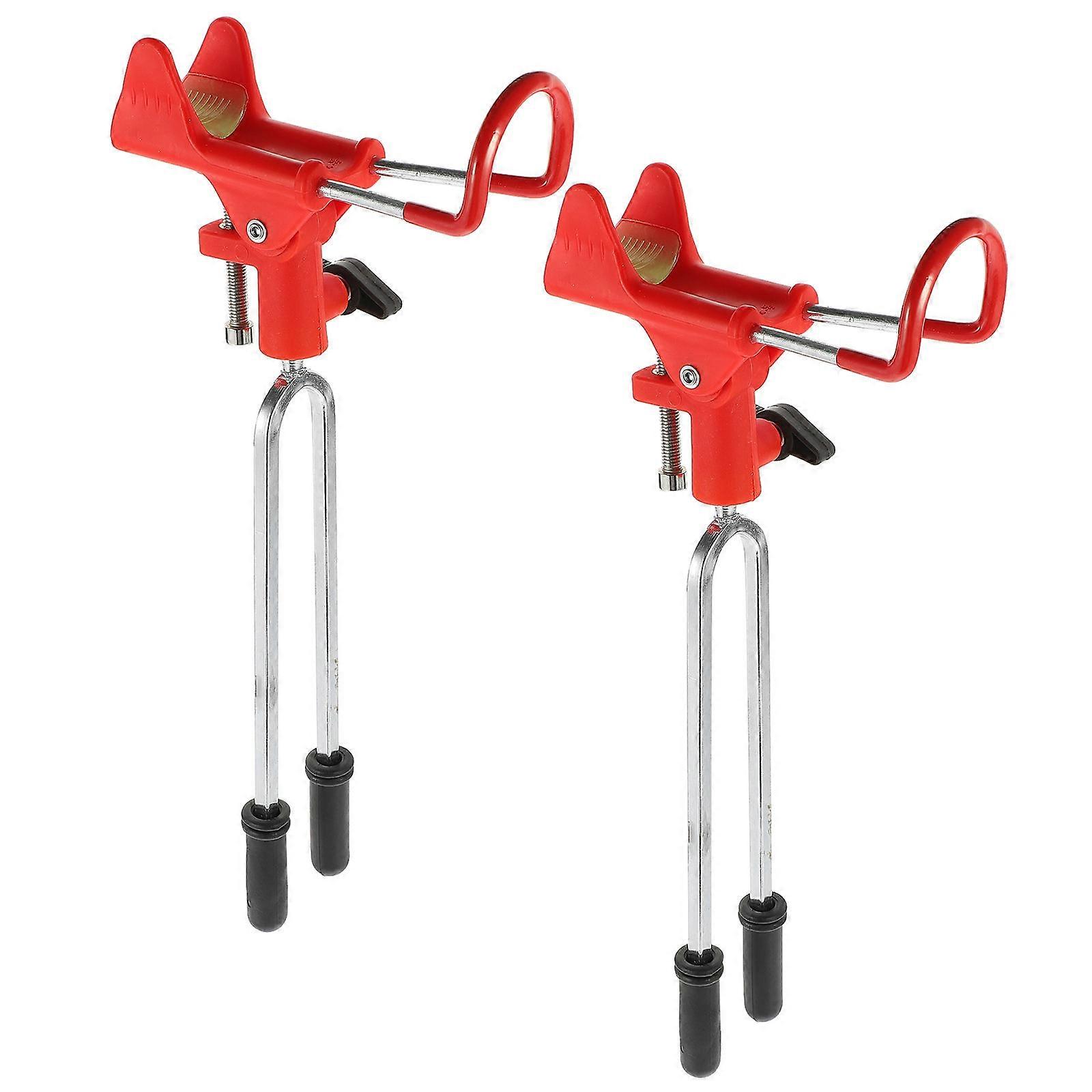 Professional Rod Stand Adjustable Angle Lightweight and Easy to Install 2Pcs