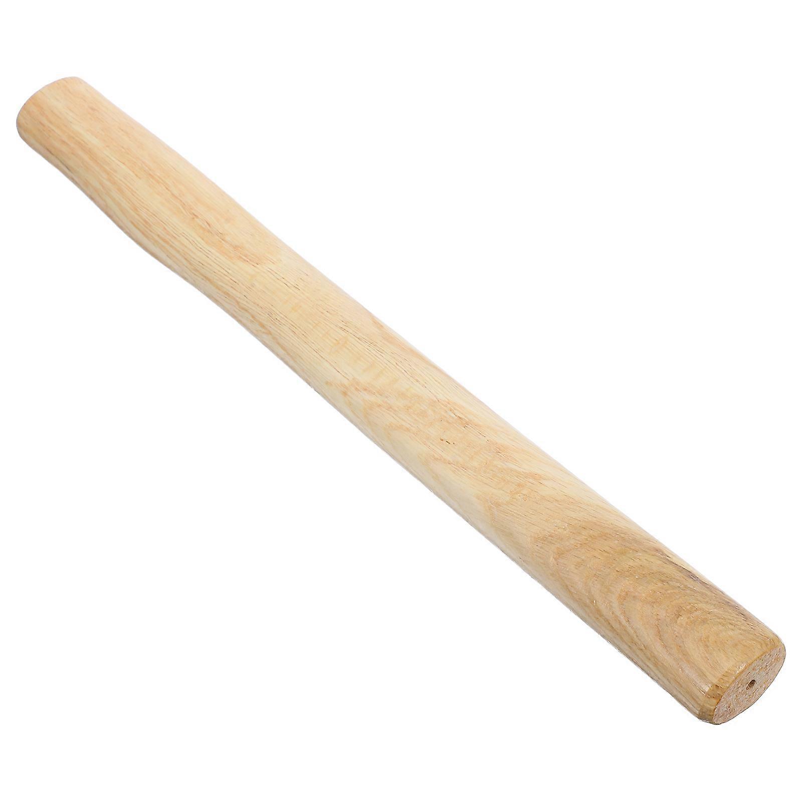 Wooden Hammer Handle for Hammer Use Khaki Color Durable Comfortable to Install Proper Length for Camping