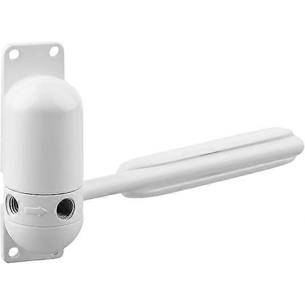 Adjustable and Durable Door Closer Surface Mounted Automatic Door Spring Self-Closing - White