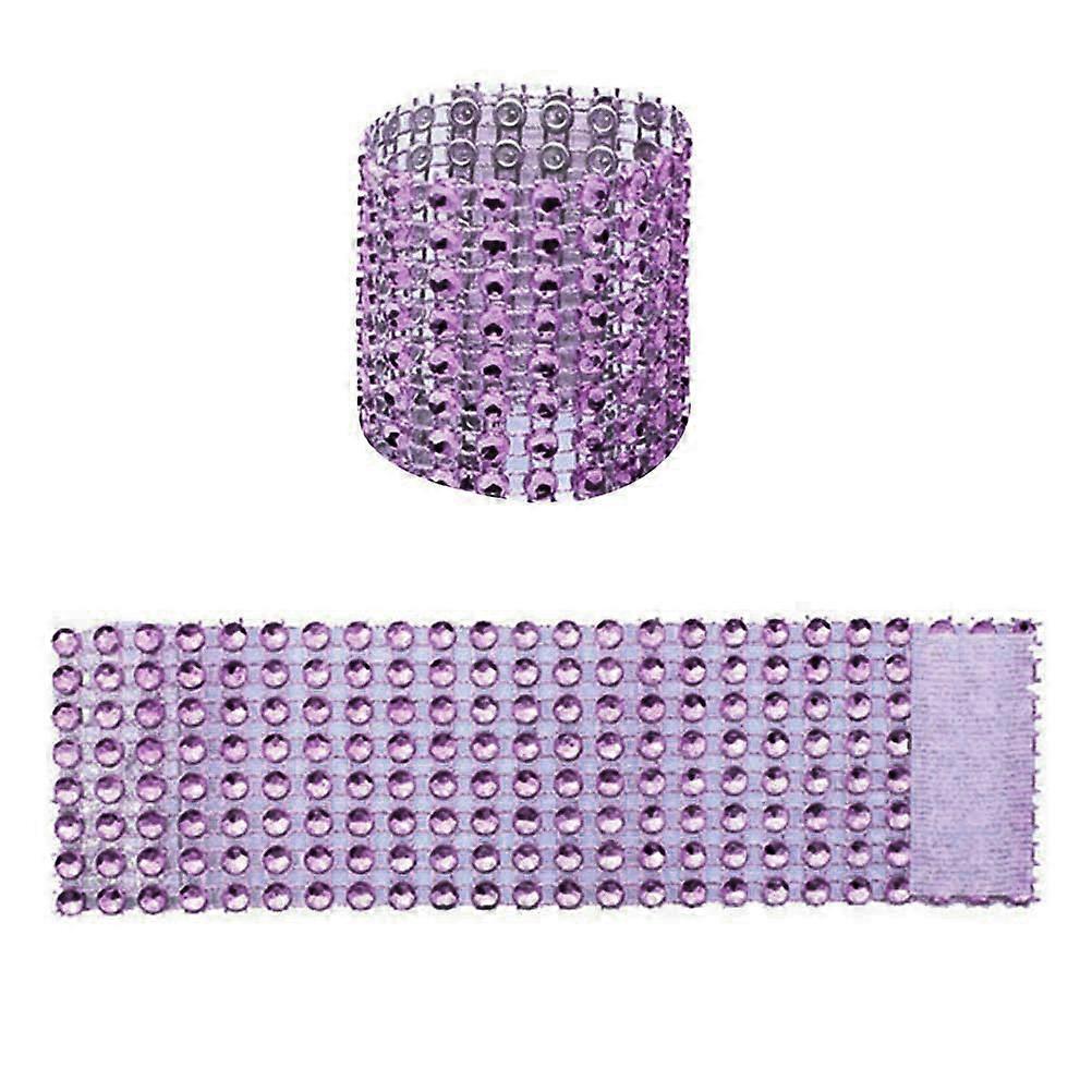 أنيقة منديل مشبك على الطراز الأوروبي ديكور المنزل الأرجواني الداكن 13x4x0.5cm 30 قطعة لمخططي الأحداث