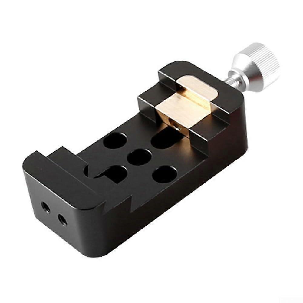 Aluminum Dovetail Mounting Base Clamp Telescope Equatorial Mount Finder Scope Quick Release Plate 102x49x30mm Black