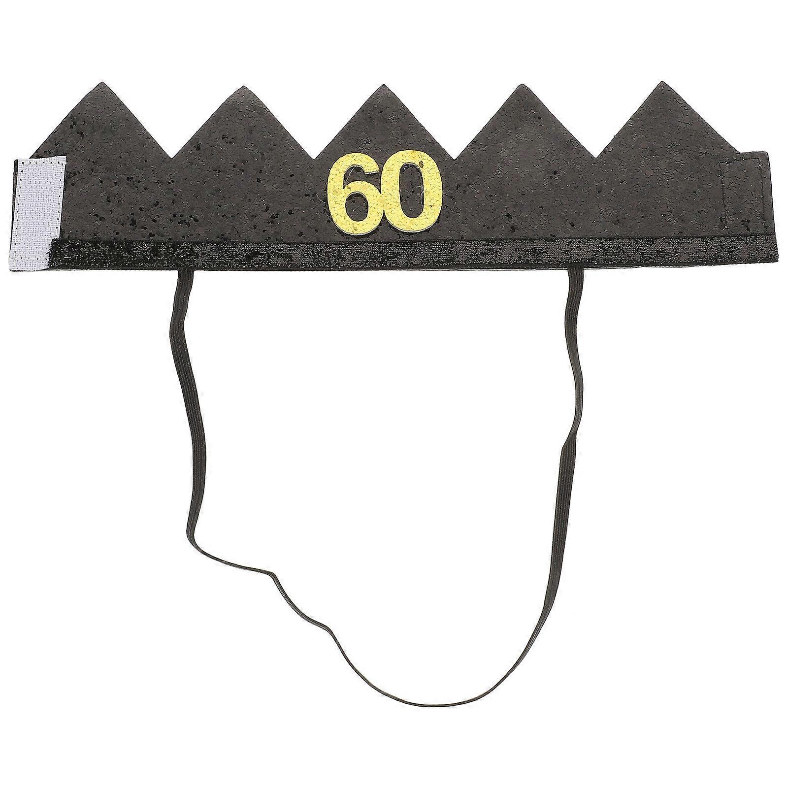 a polished and engaging product description based on your input:
**1pc Crown Birthday Hat – Decorative Party Crown Adornment for Memorable