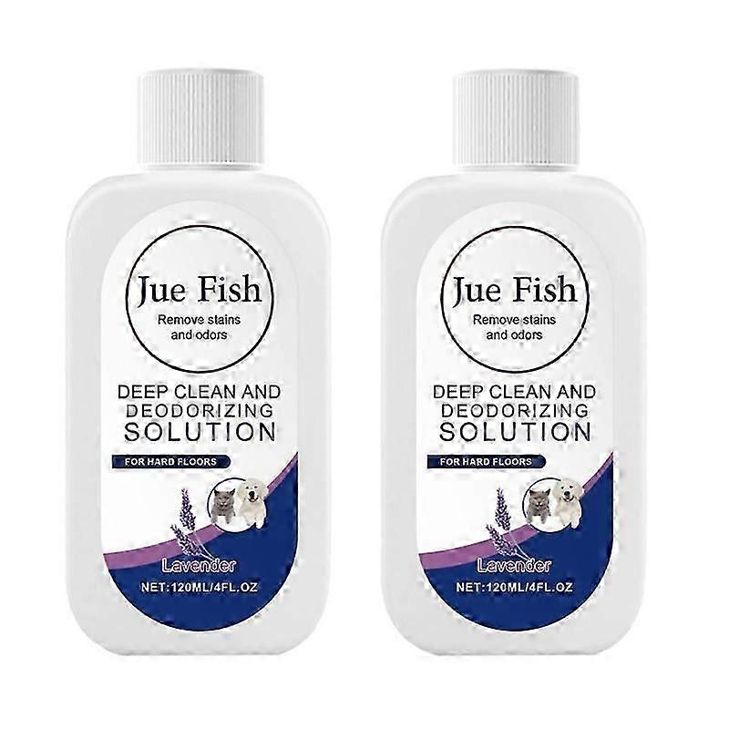 2Pcs New 500Ml Lavender Scented Cleaning Solutionmulti-Surface Deodorizing Cleaning Solution