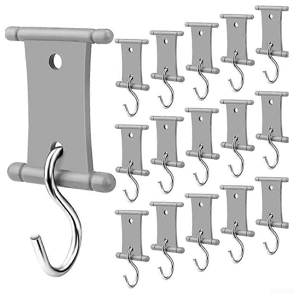 Doublehole hook tent, 16 hook clips, designed to securely and accessibly hold lights.