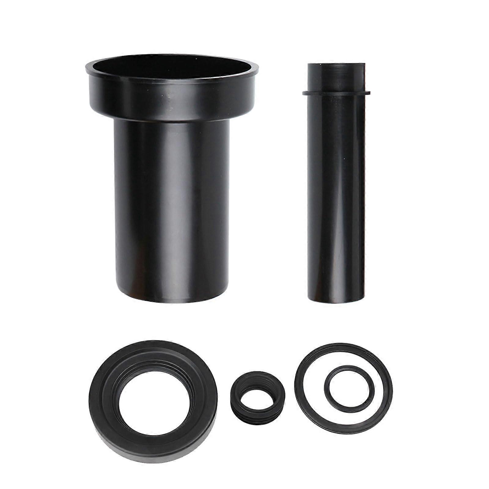 Wall Mounted Toilet Seal Ring Set, Rubber Seals, Pressure Resistant Toilet Seal for Leak Prevention and Odor Control