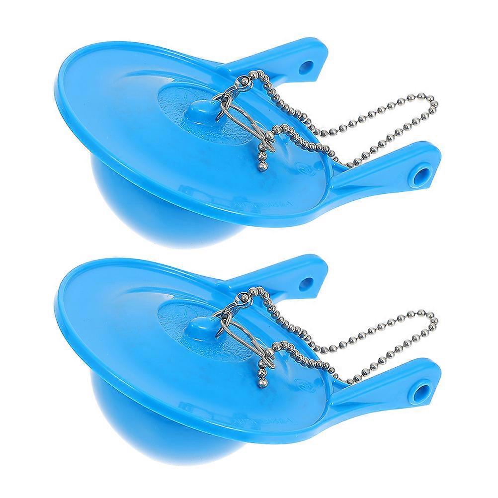 Toilet Flapper Replacement Part 3-Inch Round Compatible Home Bathroom Use Water Saving 2Pcs