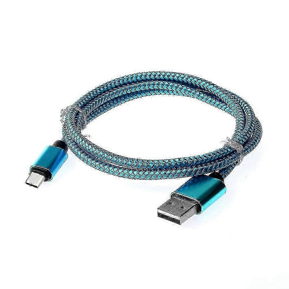 1/2/3m nylonflätad snabbladdare typ C-kabel för Samsung Galaxy S8 A5 A7